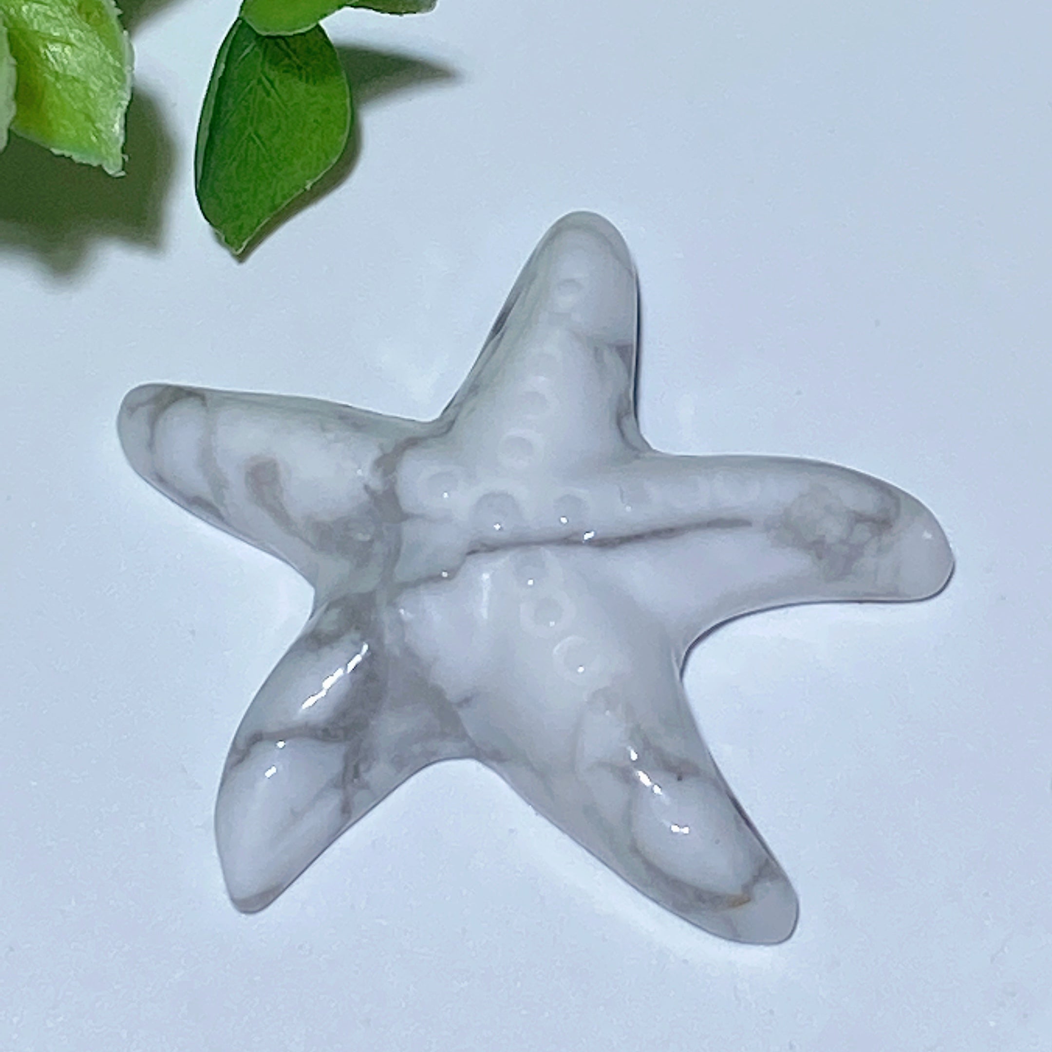 Étoiles de mer en cristal mixte sculptées de 1,4 à 1,7 pouces, animaux en cristal de guérison