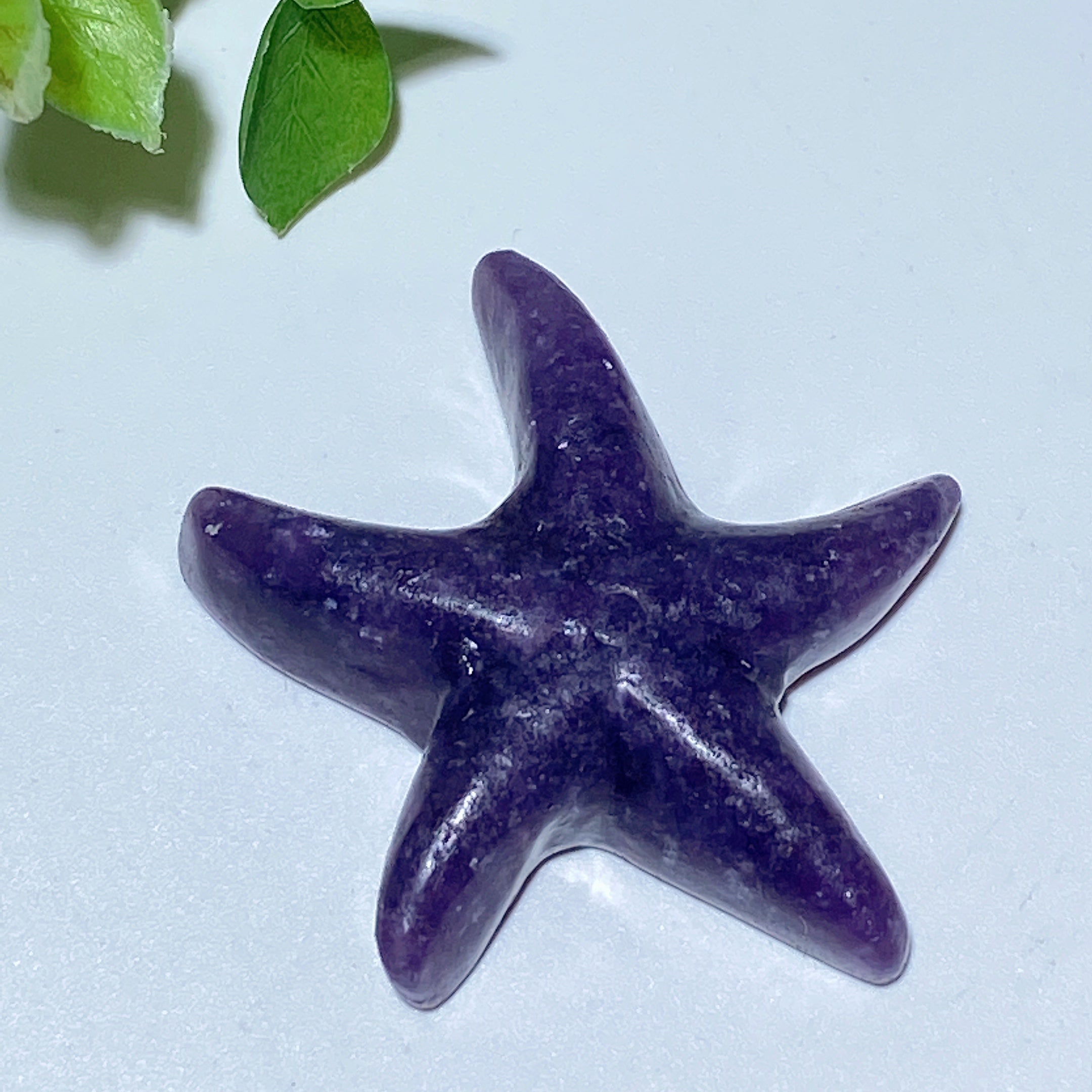 Étoiles de mer en cristal mixte sculptées de 1,4 à 1,7 pouces, animaux en cristal de guérison