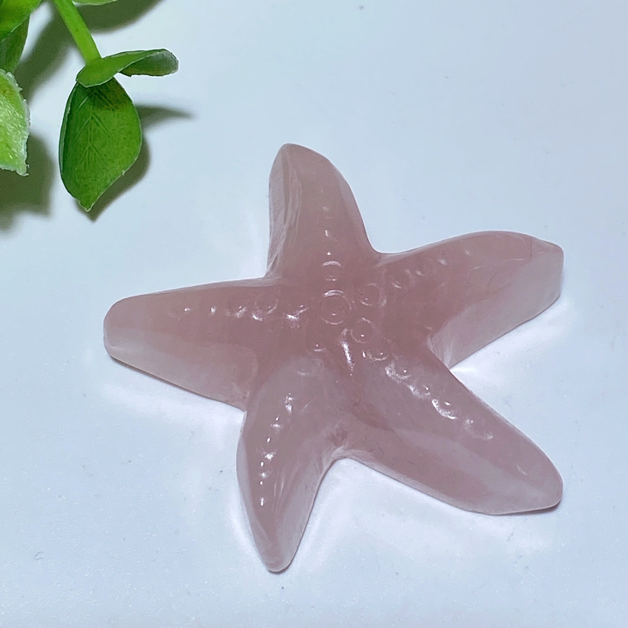 Étoiles de mer en cristal mixte sculptées de 1,4 à 1,7 pouces, animaux en cristal de guérison