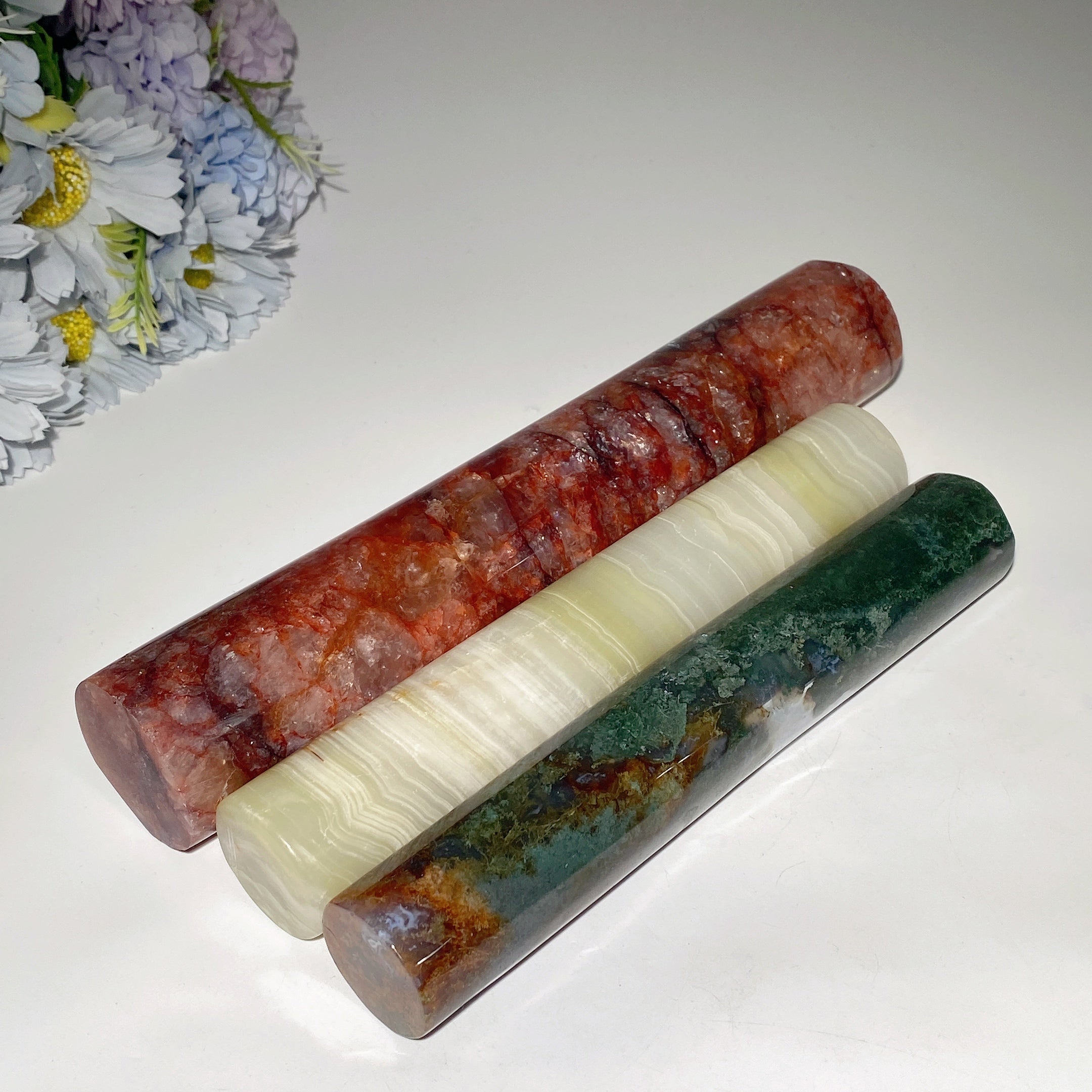 Mixed Crystal Wands 18-30cm for Healing & Meditation
