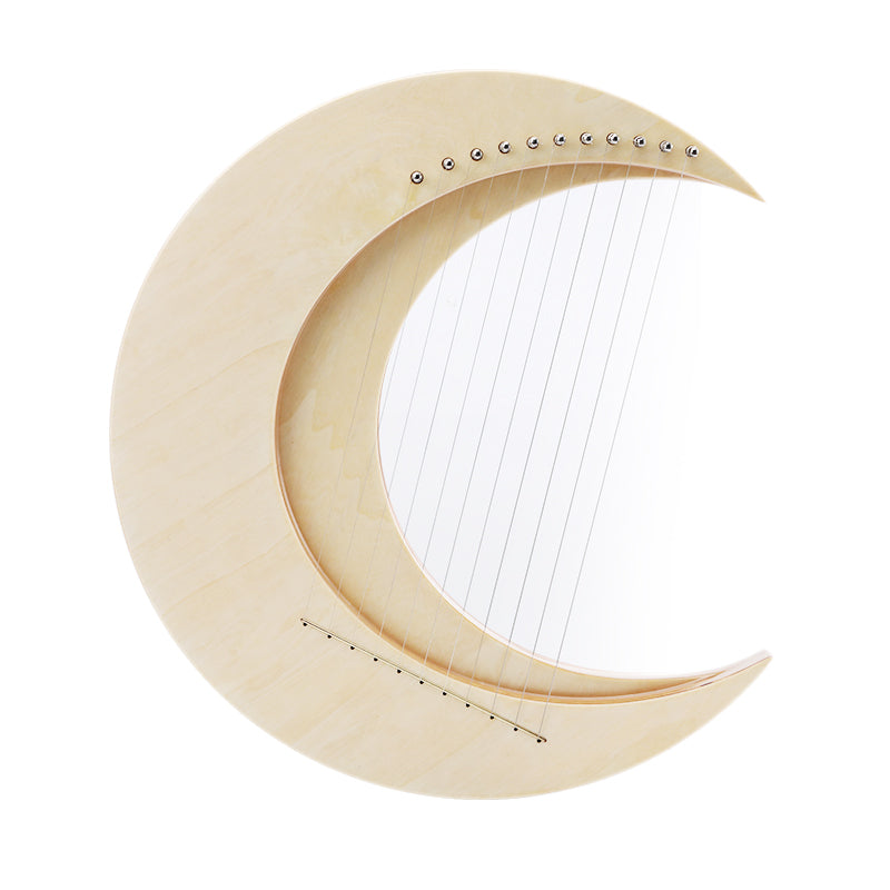 Moon Lyre Harp Instrument for Beginners - 8/11/15 Strings