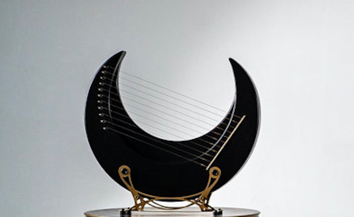 Moon Lyre Harp Instrument for Beginners - 8/11/15 Strings