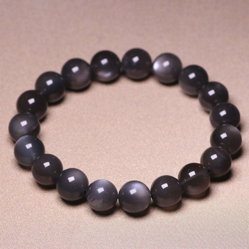 Bracelet en pierre de lune 8 mm pour l'amour et l'énergie positive