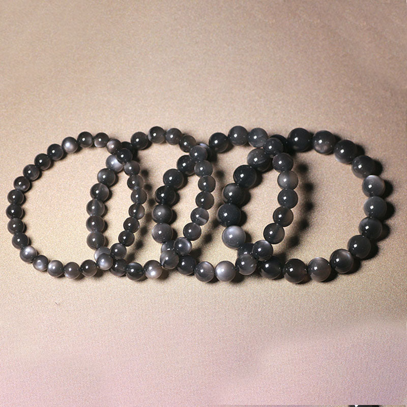 Bracelet en pierre de lune 8 mm pour l'amour et l'énergie positive