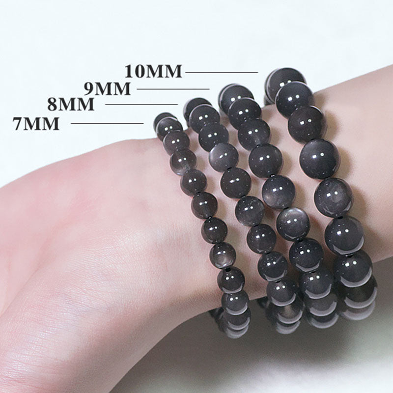 Bracelet en pierre de lune 8 mm pour l'amour et l'énergie positive