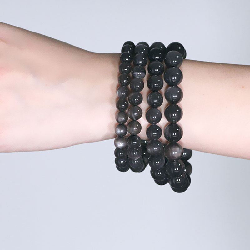 Bracelet en pierre de lune 8 mm pour l'amour et l'énergie positive