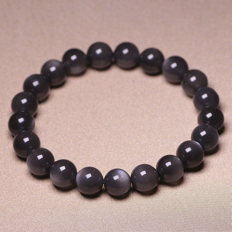 Bracelet en pierre de lune 8 mm pour l'amour et l'énergie positive