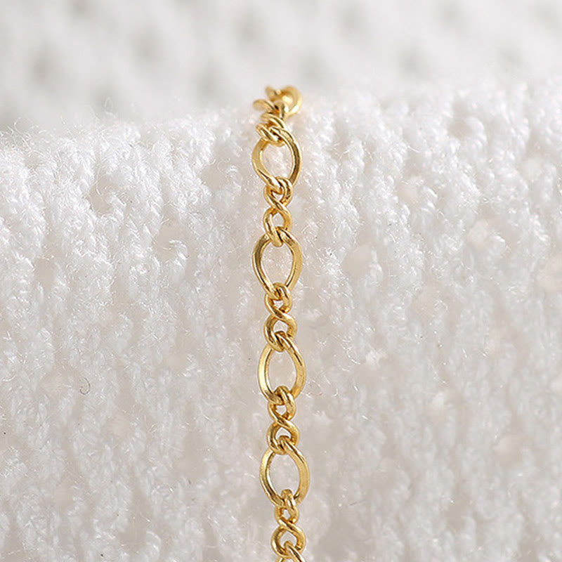 Bracelet d'amour en pierre de lune plaqué or 14 carats, bijou de guérison