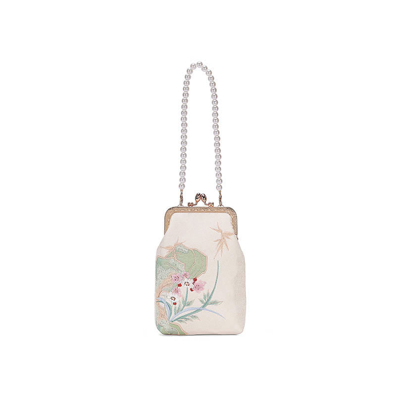 Sac bandoulière Mountain Stone Orchid Pearl Chain