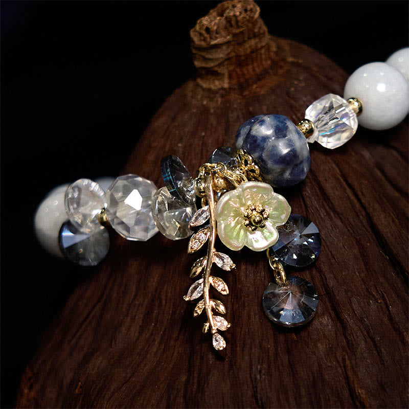 Bracelet de guérison multi-pierres précieuses améthyste et aventurine