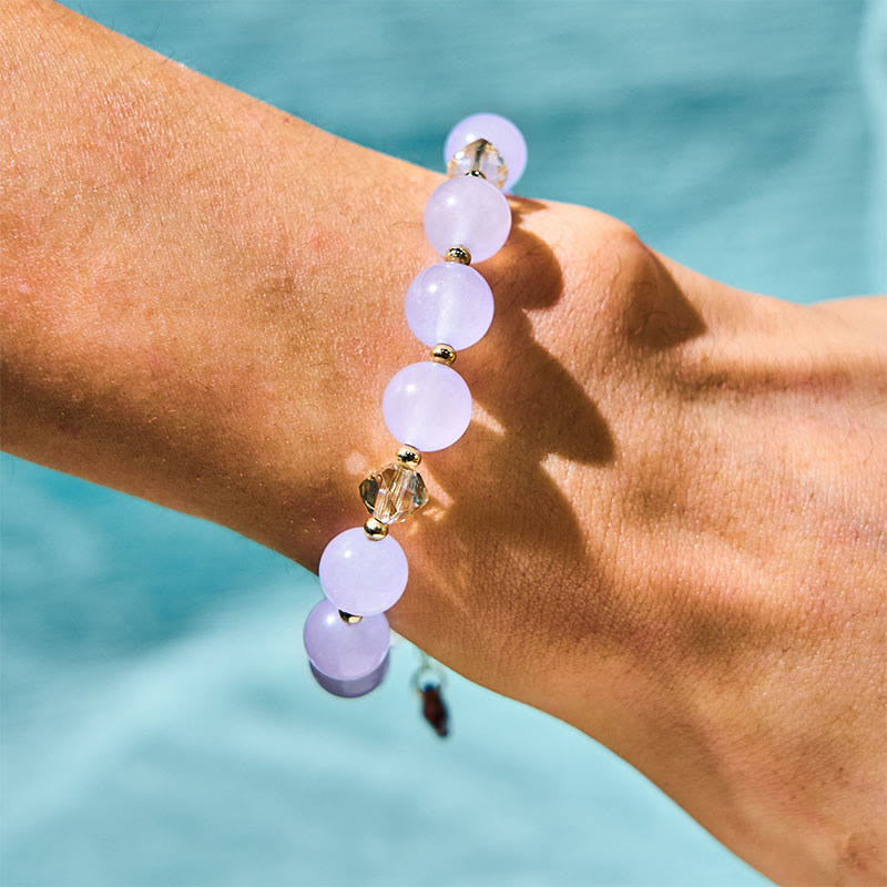 Bracelet de guérison multi-pierres précieuses améthyste et aventurine