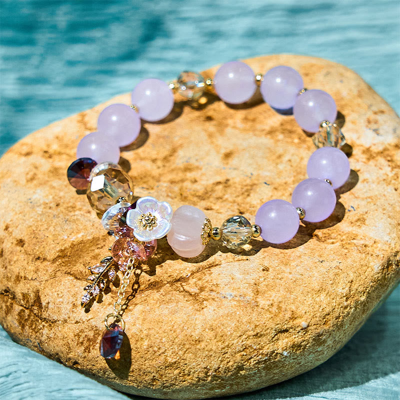 Bracelet de guérison multi-pierres précieuses améthyste et aventurine