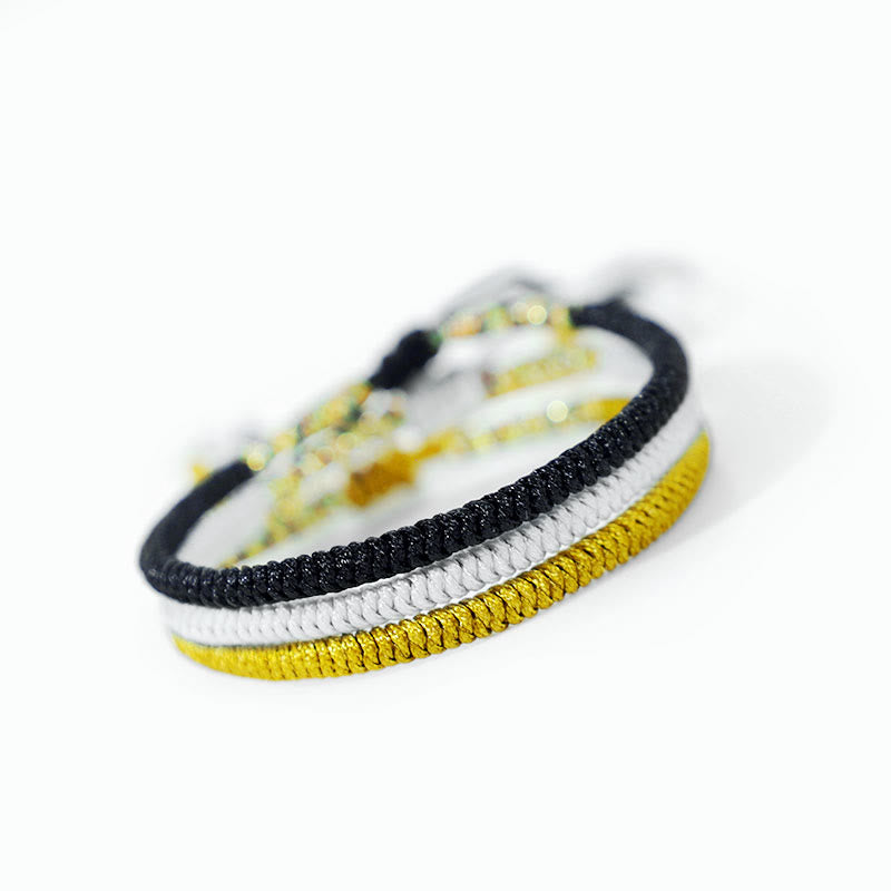 Bracelet spirituel multicolore King Kong Knot pour la protection