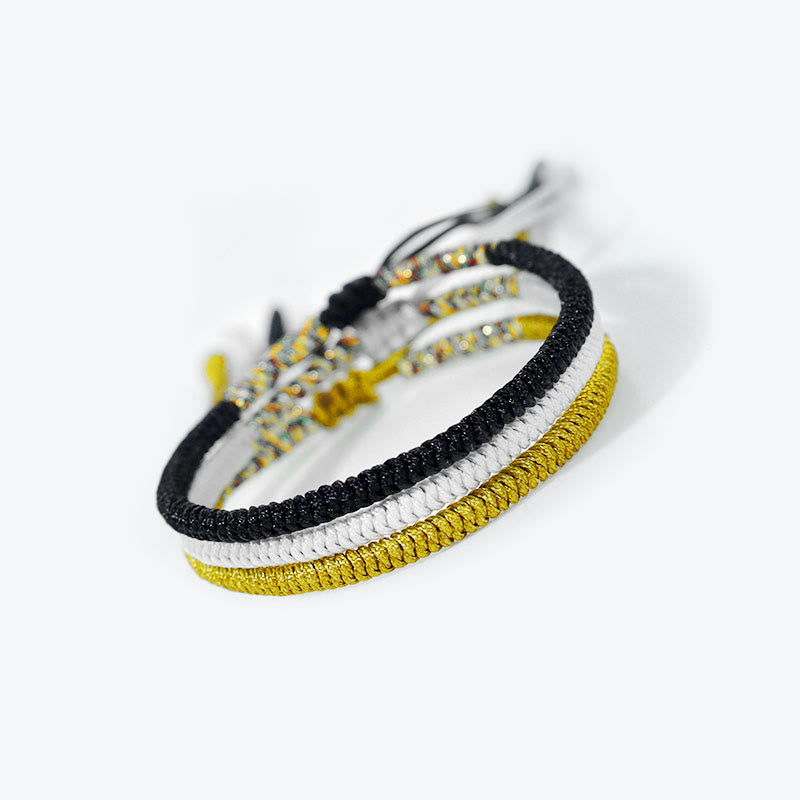 Bracelet spirituel multicolore King Kong Knot pour la protection