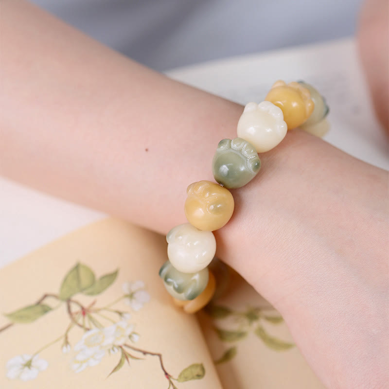 Bracelet spirituel multicouche en graines de Bodhi pour une harmonie calme