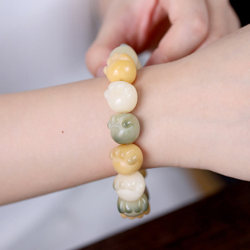 Bracelet spirituel multicouche en graines de Bodhi pour une harmonie calme