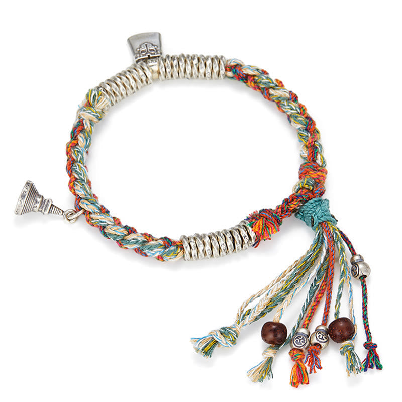 Bracelet de protection multi-rangs en argent sterling 925