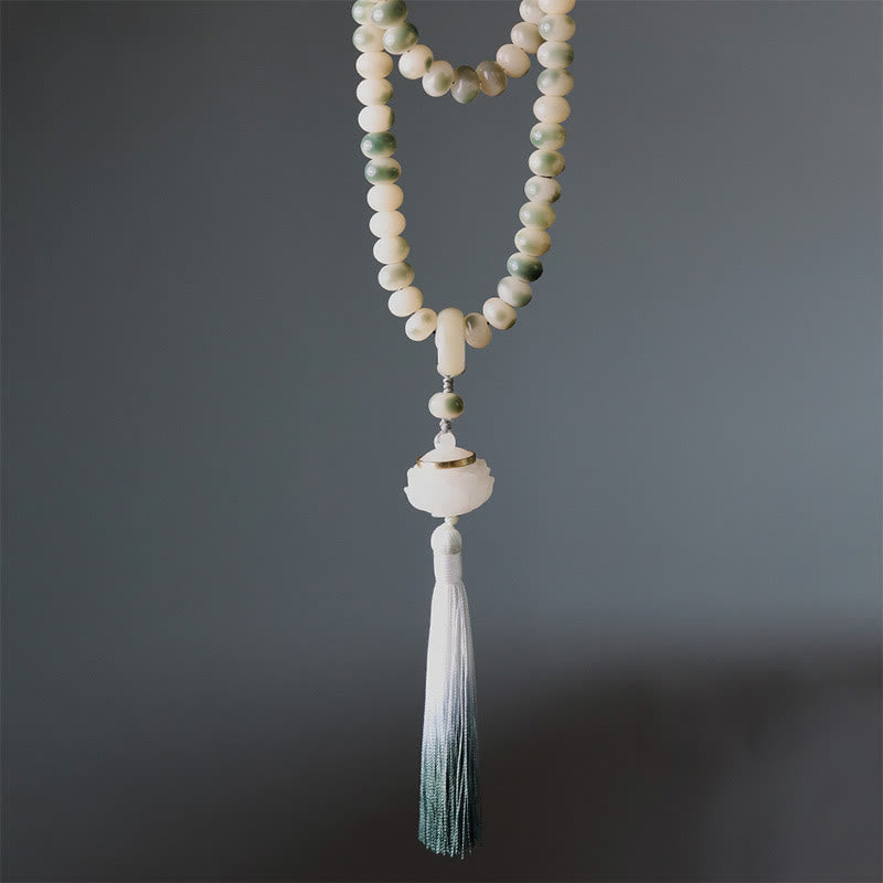 Bracelet Mala en 108 graines de Bodhi naturelles pour la sagesse et la méditation