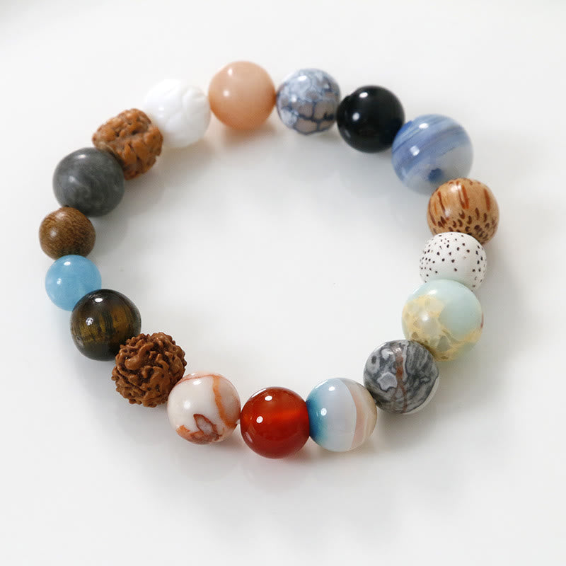 Bracelet spirituel en graines de Bodhi naturelles pour la protection et la sagesse