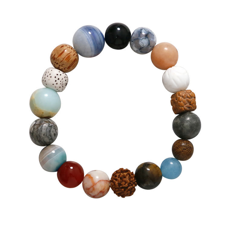 Bracelet spirituel en graines de Bodhi naturelles pour la protection et la sagesse