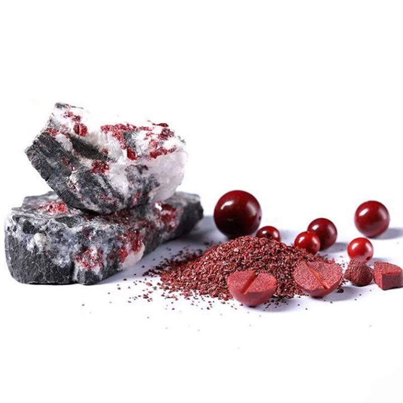 Pendentif Yin Yang en cinabre naturel pour la protection et l'équilibre