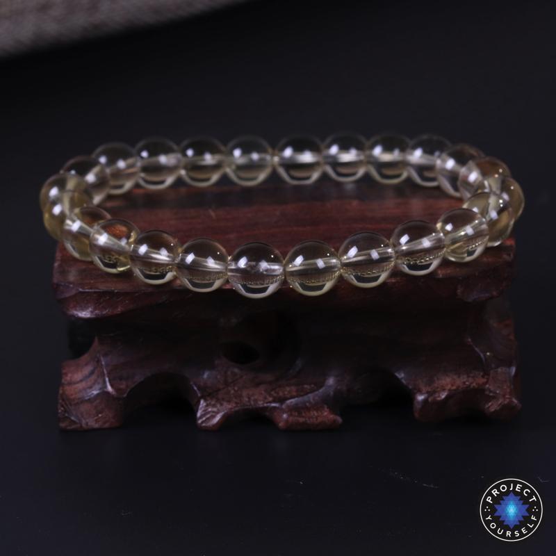 Bracelet de richesse en citrine naturelle Pi Xiu
