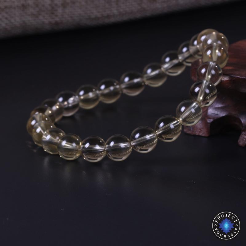 Bracelet de richesse en citrine naturelle Pi Xiu