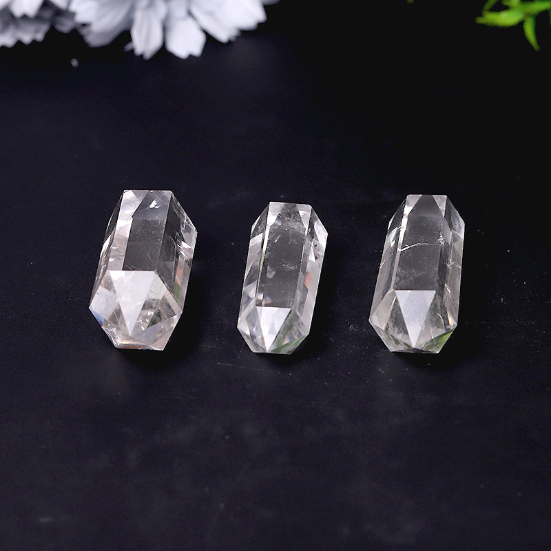 Natural Clear Quartz Double Terminated Crystal Towers 2.4-4.5 Inches