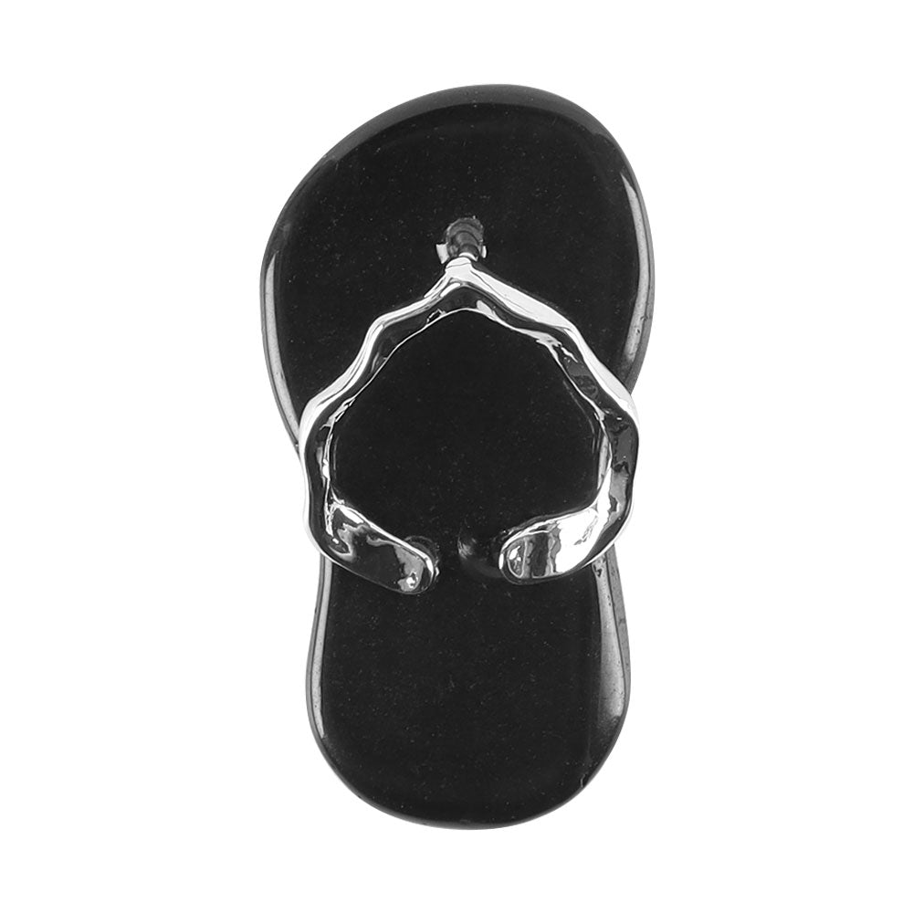 Natural Clear Quartz Mini Crystal Slippers Pendant 1.65 Inches