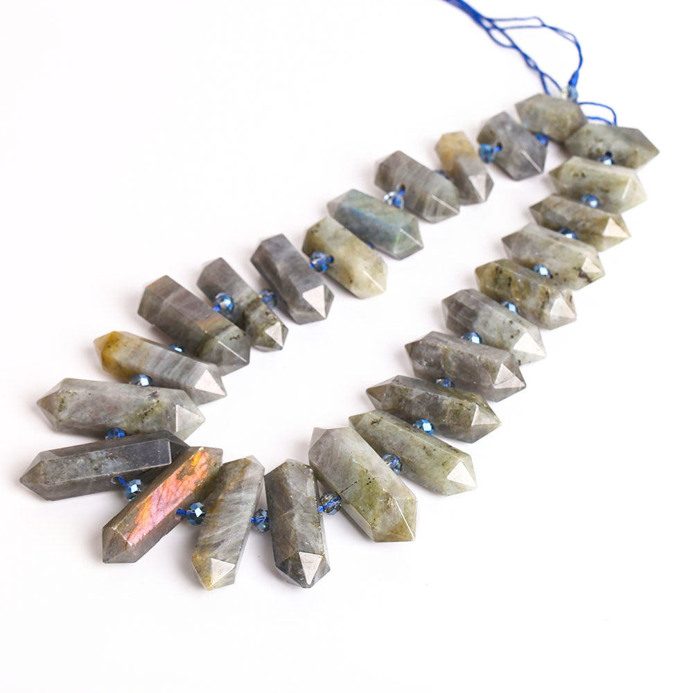 Natural Crystal Chain Strings for DIY Spiritual Necklaces 42cm