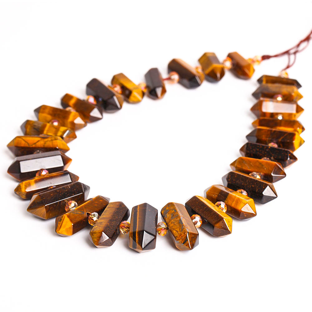 Natural Crystal Chain Strings for DIY Spiritual Necklaces 42cm