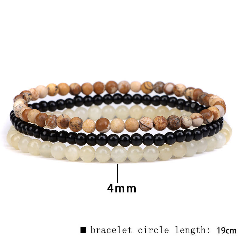 Ensemble de bracelets spirituels en cristal naturel pour la paix intérieure