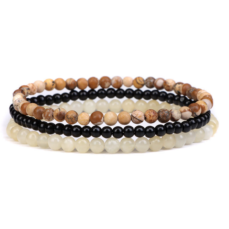 Ensemble de bracelets spirituels en cristal naturel pour la paix intérieure