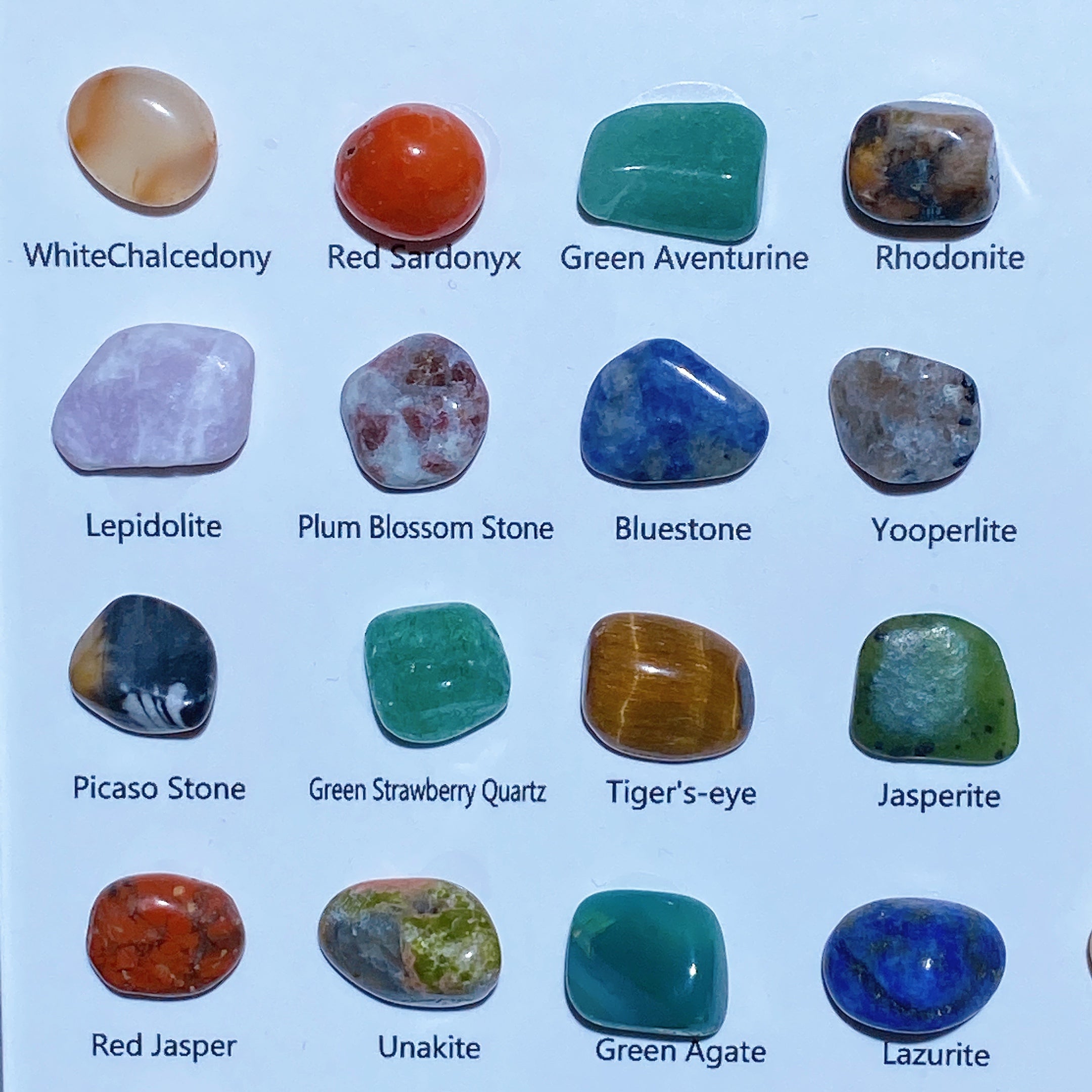 Natural Gem Crystal Frame 17x22cm Healing Display