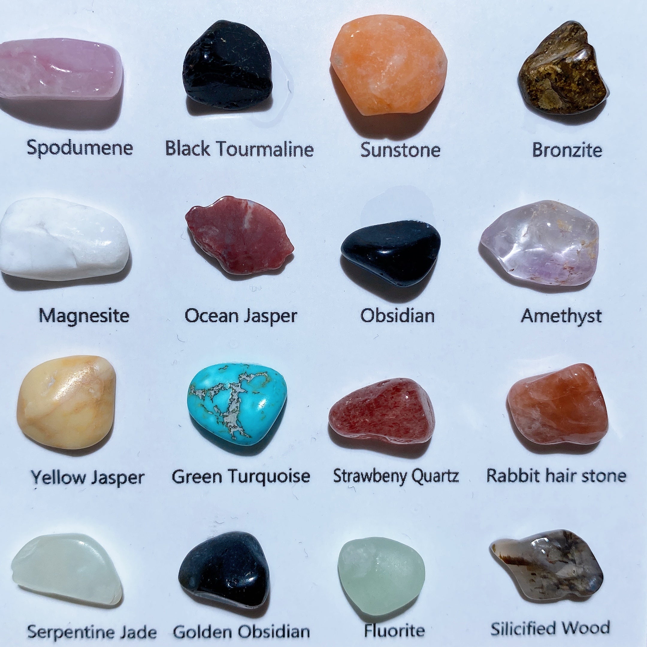 Natural Gem Crystal Frame 17x22cm Healing Display