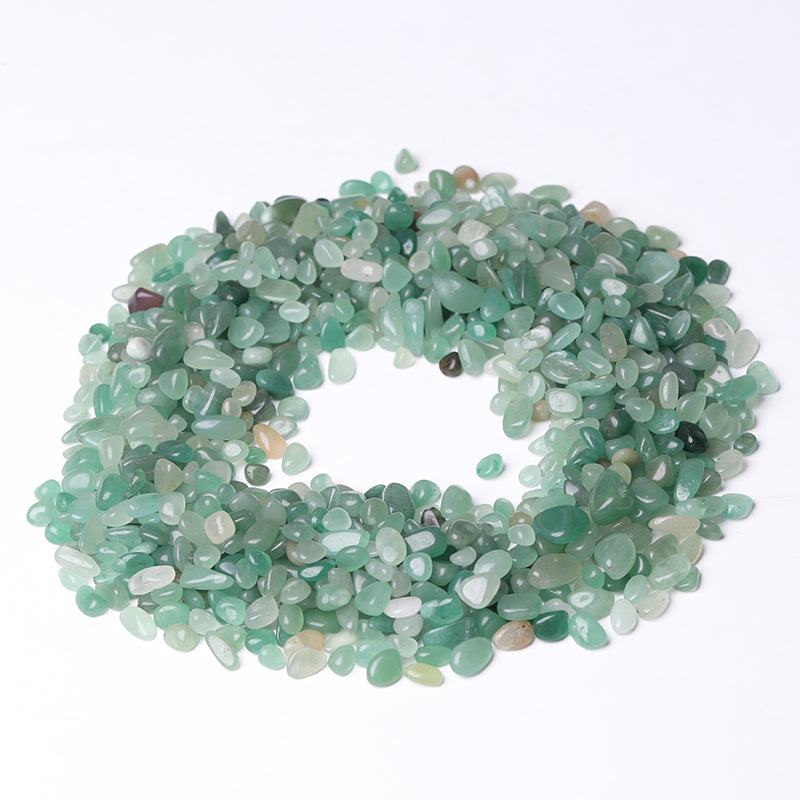 Pierres de guérison en aventurine verte naturelle polie de 5 à 9 mm