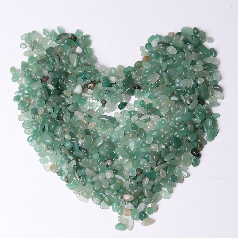 Pierres de guérison en aventurine verte naturelle polie de 5 à 9 mm