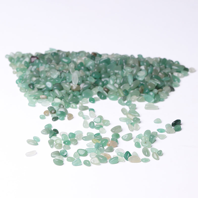 Pierres de guérison en aventurine verte naturelle polie de 5 à 9 mm