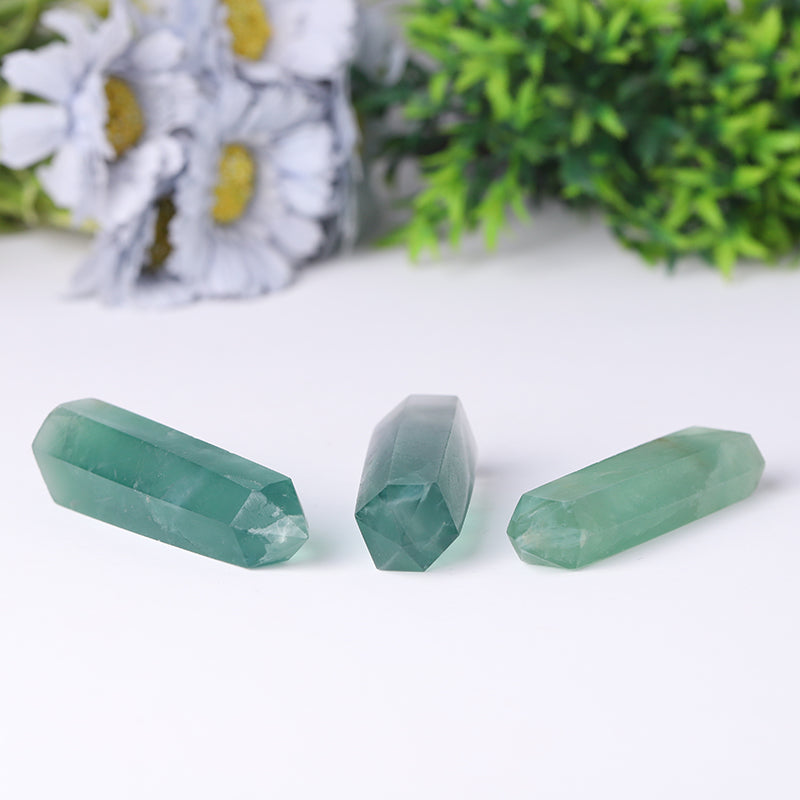 Natural Green Fluorite Crystal Tower 2.5-4.5 inches Healing Point
