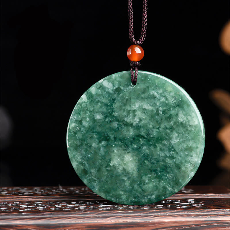Collier Kirin Abondance en jade naturel | Prospérité et chance