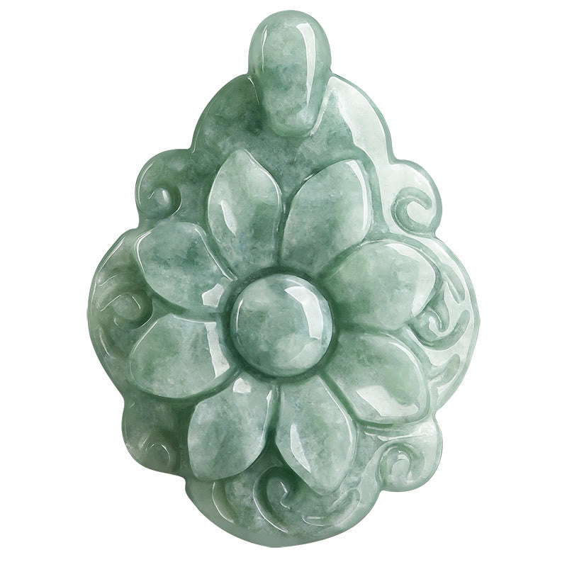 Collier porte-bonheur en jade naturel | Prospérité et abondance