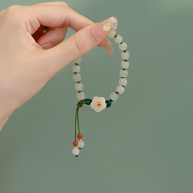 Bracelet de prospérité en jade naturel pour la chance et l'abondance