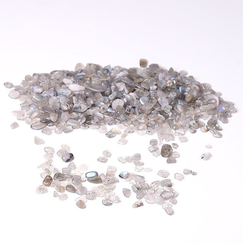 Éclats de labradorite naturelle de 5 à 9 mm pour la décoration et la guérison
