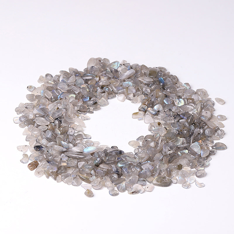 Éclats de labradorite naturelle de 5 à 9 mm pour la décoration et la guérison