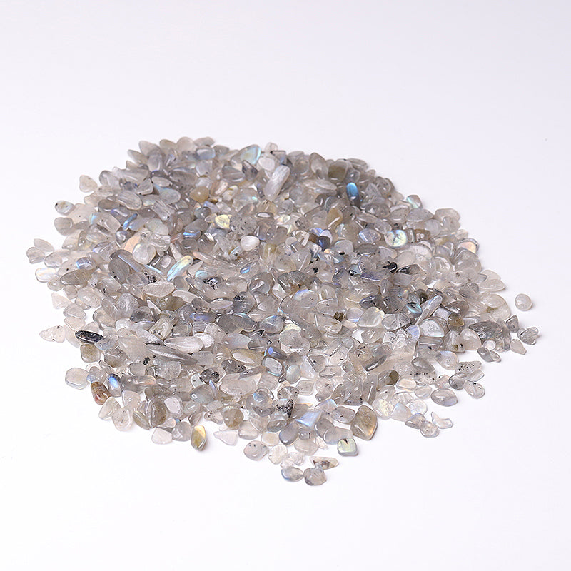Éclats de labradorite naturelle de 5 à 9 mm pour la décoration et la guérison