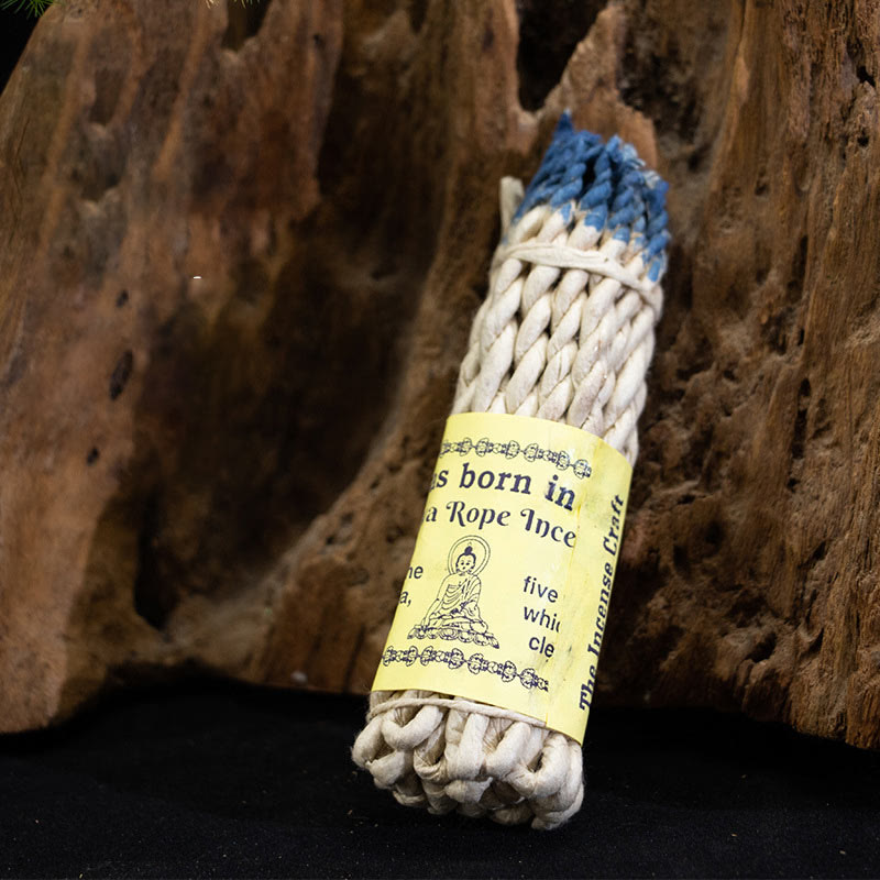 Encens naturel en corde du Népal pour les rituels de guérison et de méditation