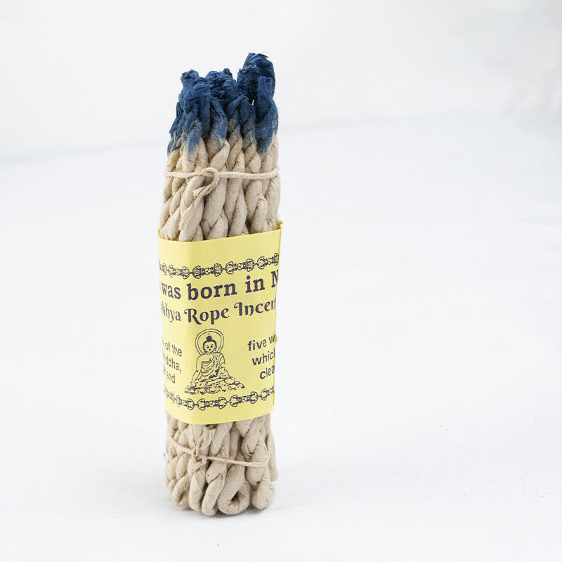 Encens naturel en corde du Népal pour les rituels de guérison et de méditation