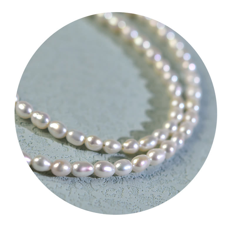 Collier Sincérité en perles de larimar naturelles 40 cm | Sons de guérison