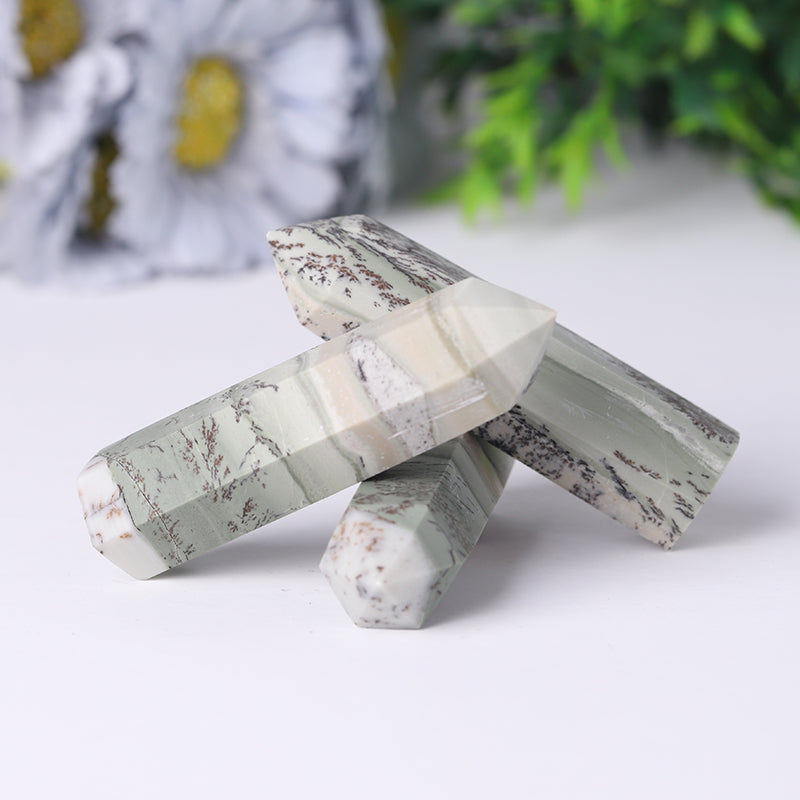 Natural Picture Jasper Crystal Tower 2.4-4.5 Inches Healing Point