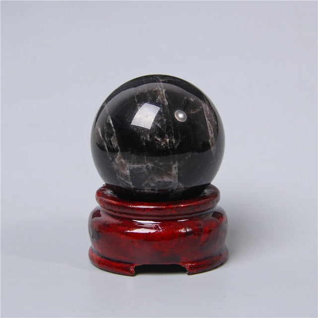 Boule de cristal d'obsidienne pour la clarté et la protection